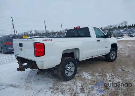 2017 Chevrolet Silverado 2500Hd Wt z USA, uszkodzony, nr VIN 1GC0KUEG5HZ177111
